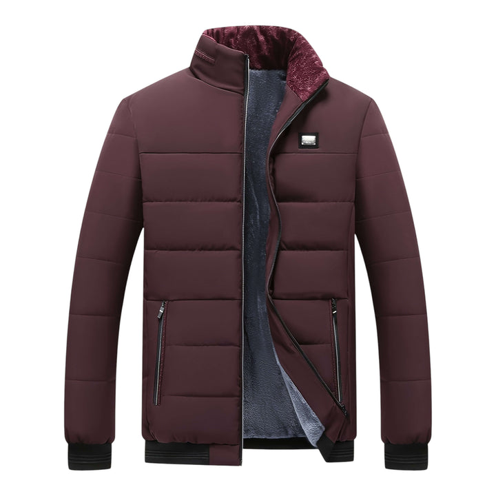 Rowen | Structured High-Collar Smooth Puffer Jacket