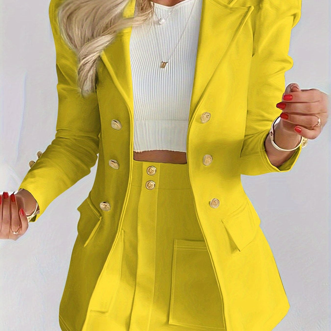 Elodie | Elegant Tailored Two-Piece Set
