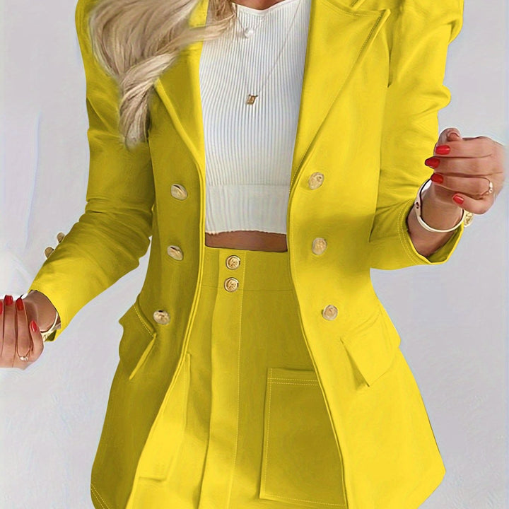 Elodie | Elegant Tailored Two-Piece Set