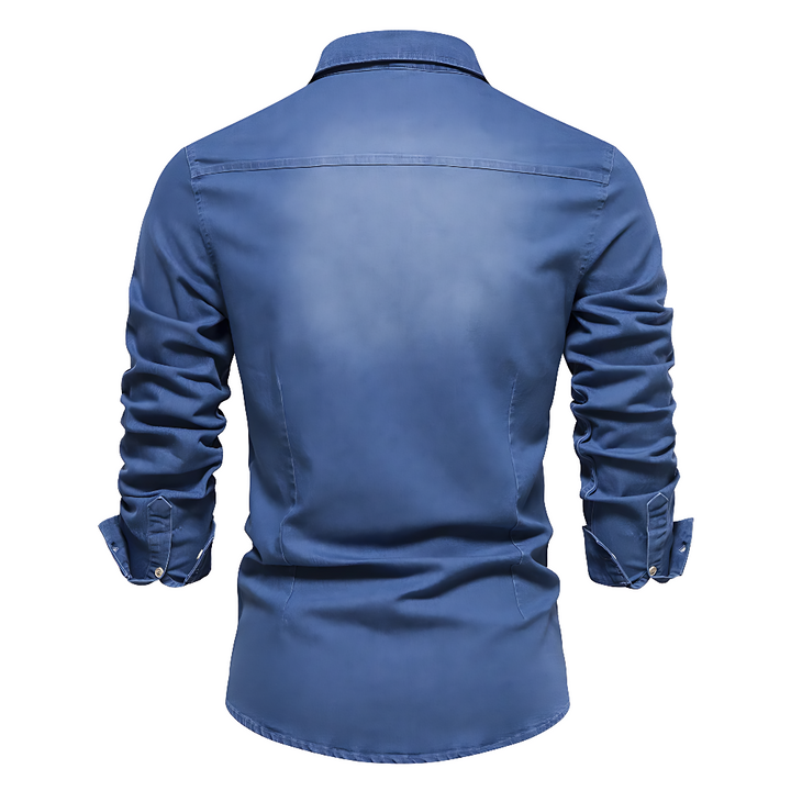 Richard | Classic Denim Long-Sleeve Shirt