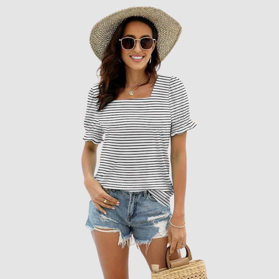 Célina | Square Neck Top