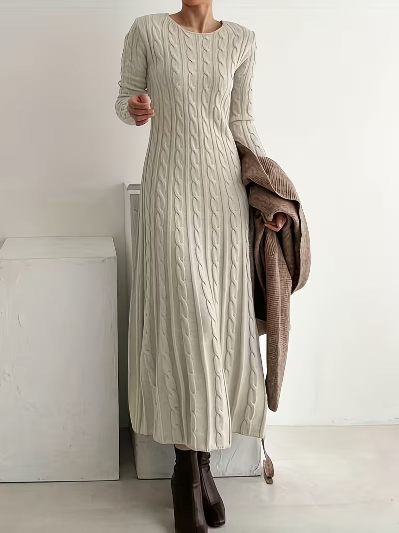 Jemima | Elegant Longline Knit Dress