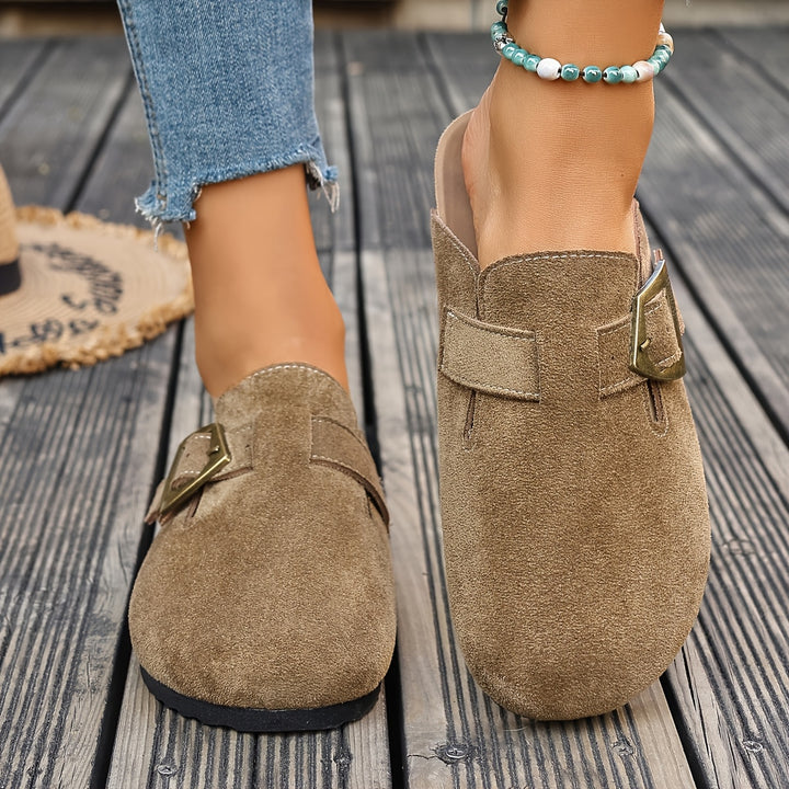 Rosalind | Buckle-Detail Comfort Mules