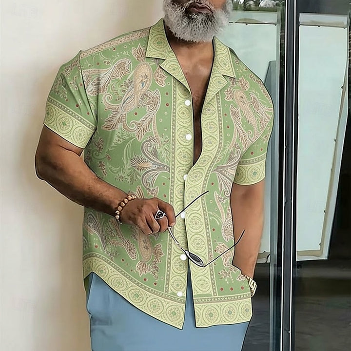 Sullivan | Vintage Paisley Camp Shirt