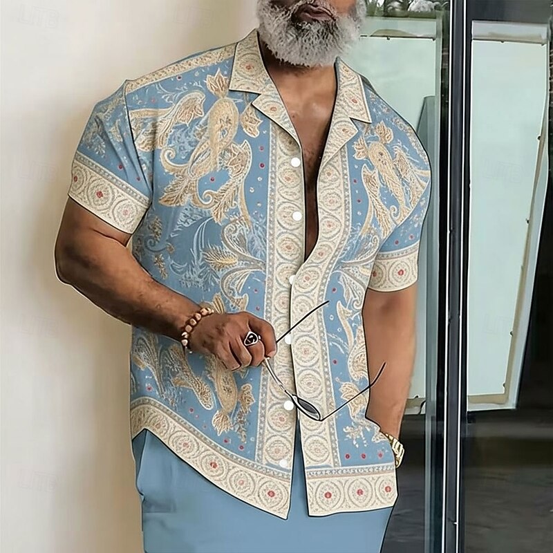 Sullivan | Vintage Paisley Camp Shirt
