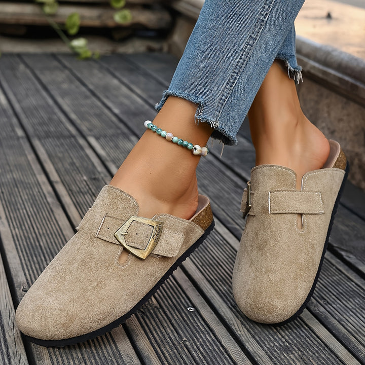 Rosalind | Buckle-Detail Comfort Mules
