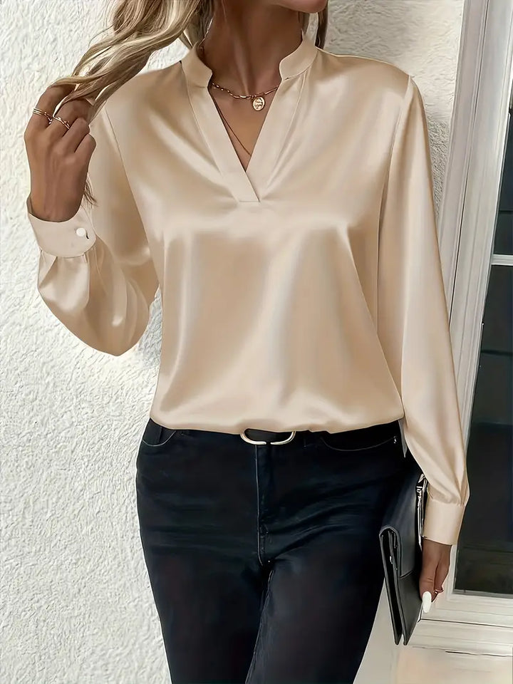 Elena | Timeless V-Neck Blouse