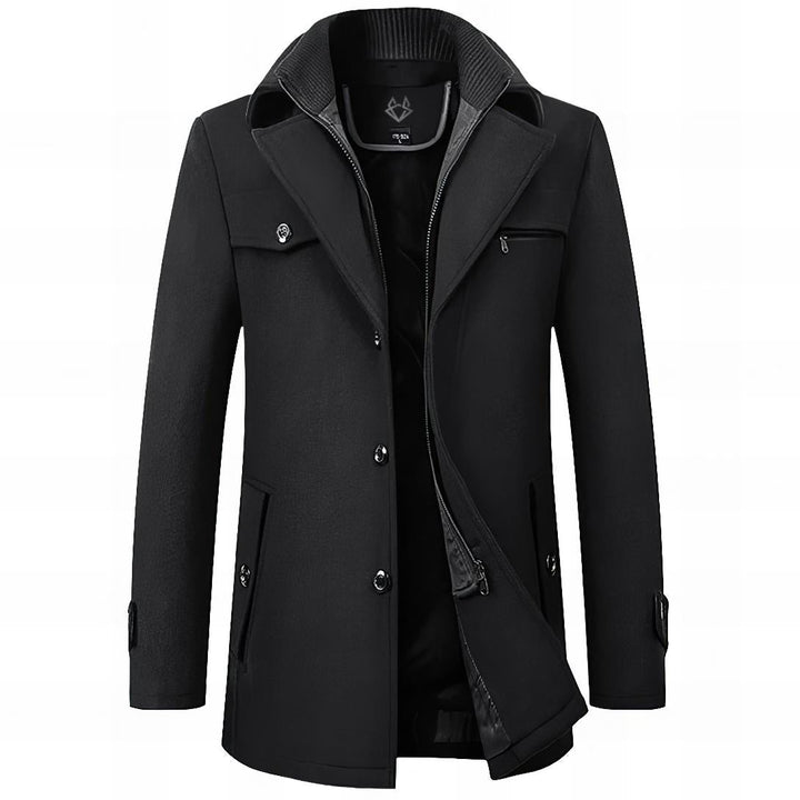 Winston | Refined Long Overcoat