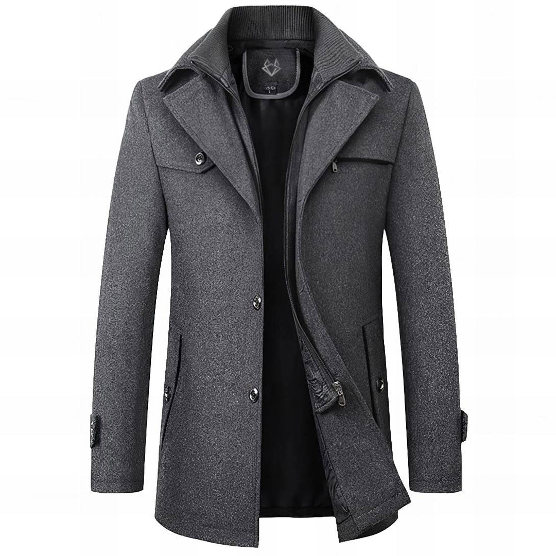 Winston | Refined Long Overcoat