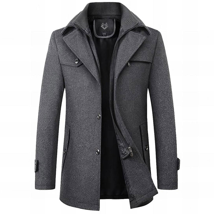 Winston | Refined Long Overcoat