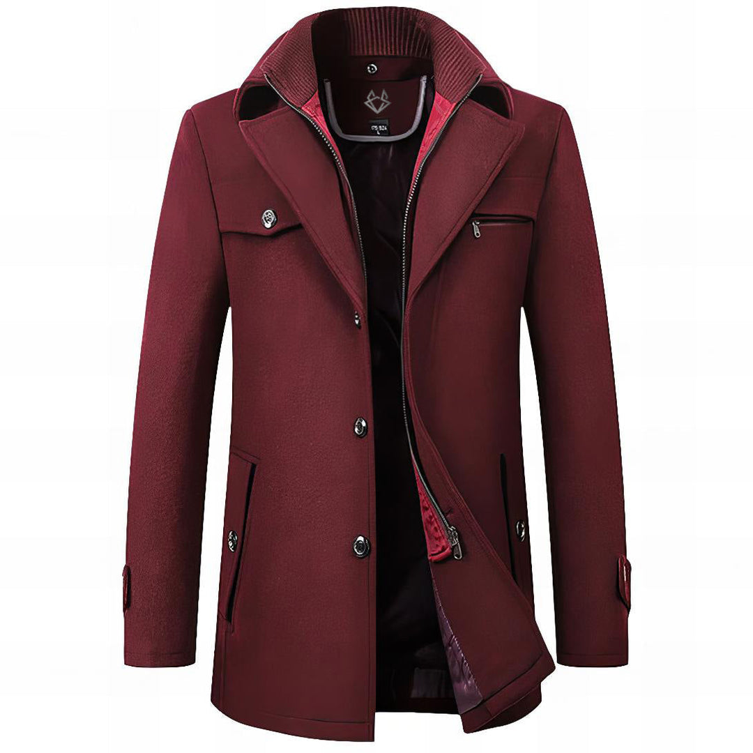 Winston | Refined Long Overcoat