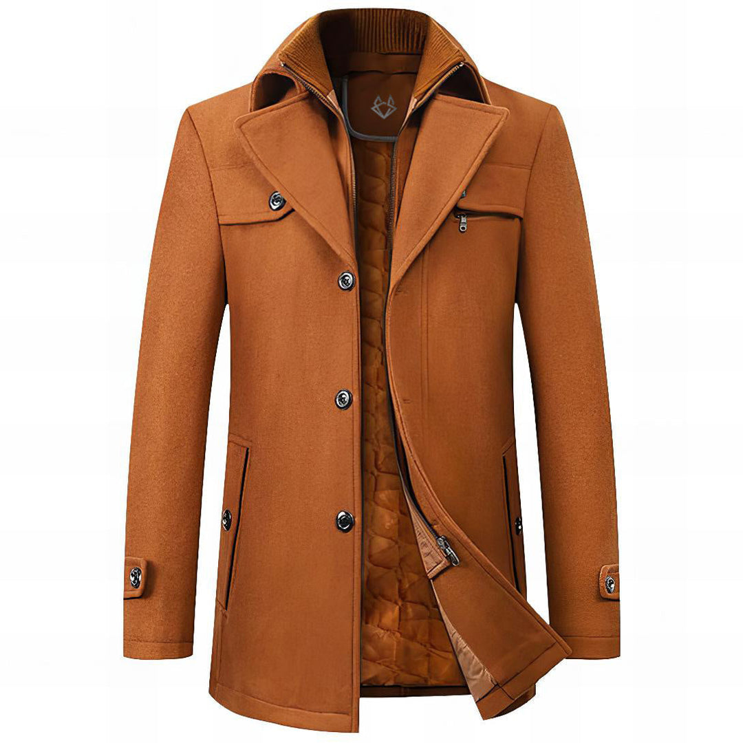 Winston | Refined Long Overcoat