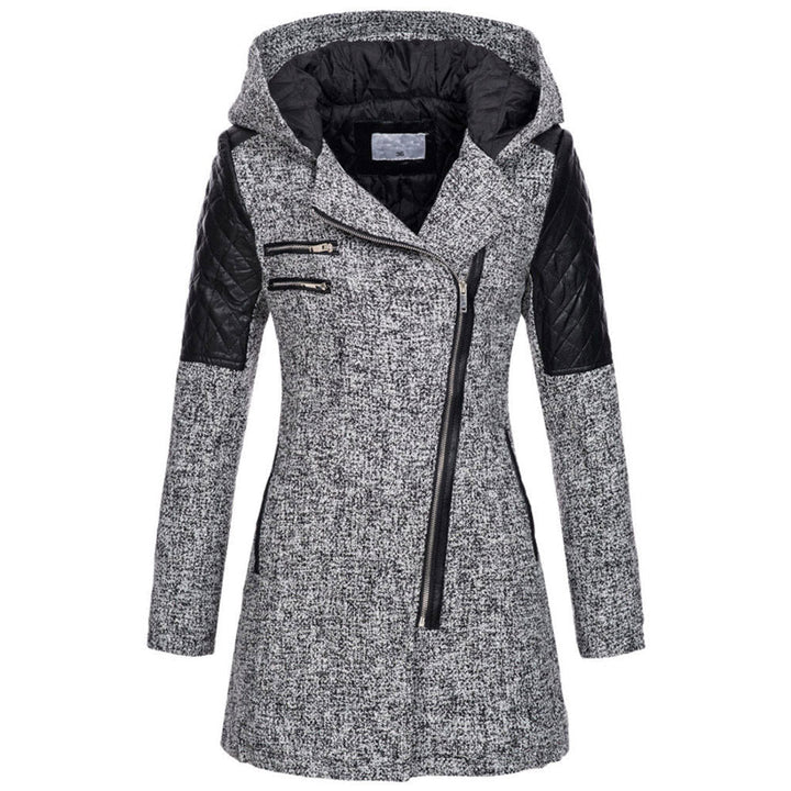 Hadley | Structured Zip-Front Hooded Coat