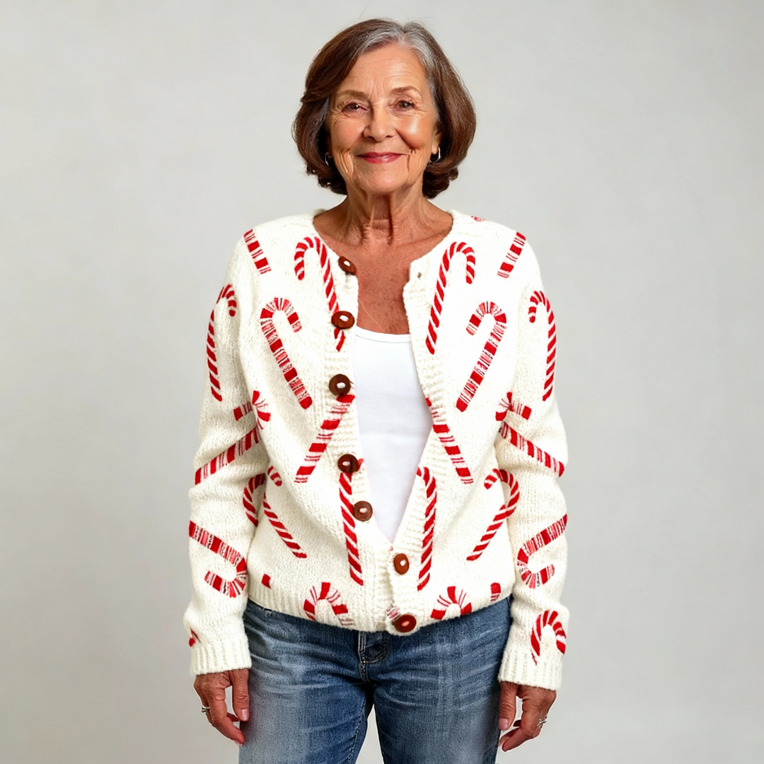 Holly | Cozy Festive Knit Cardigan