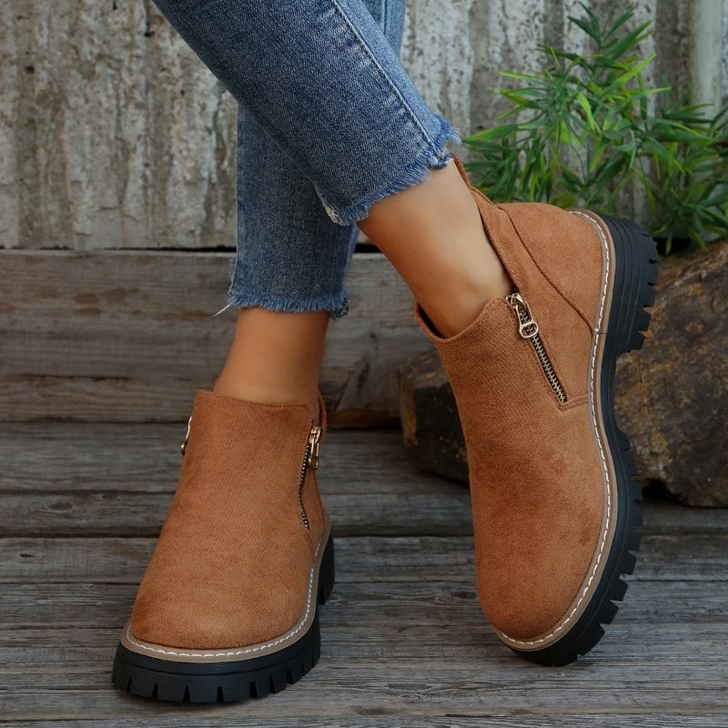Eliza | Classic Zip-Detail Ankle Boots