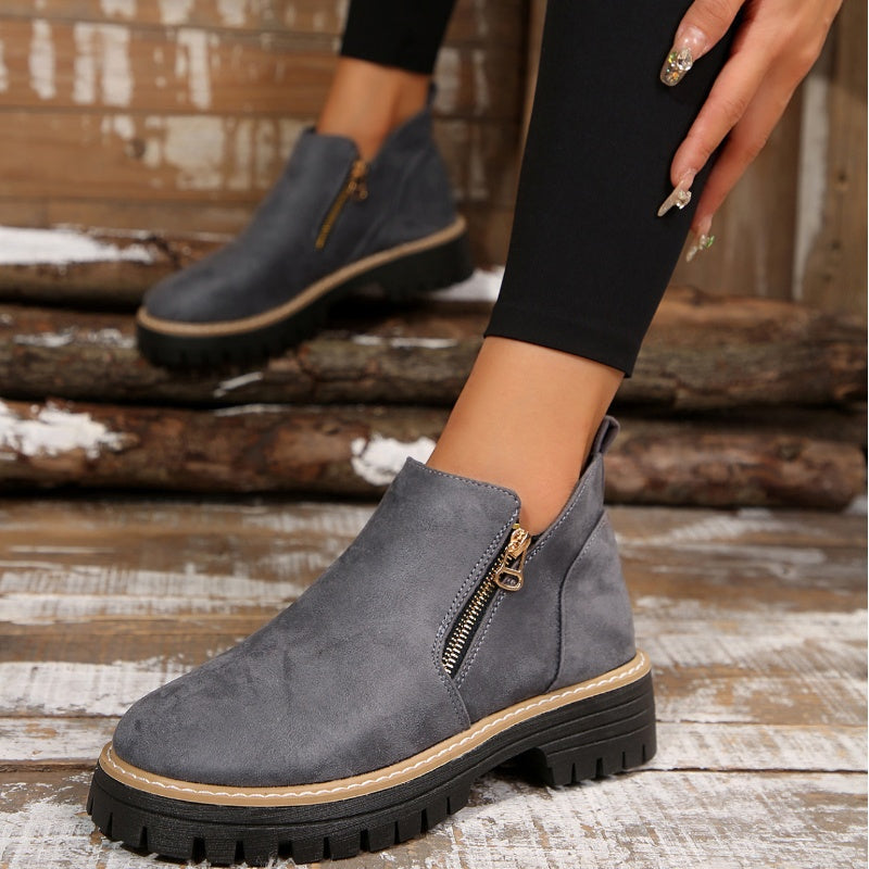 Eliza | Classic Zip-Detail Ankle Boots