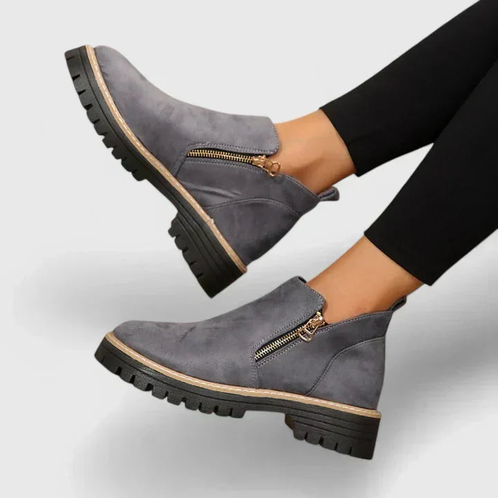 Eliza | Classic Zip-Detail Ankle Boots