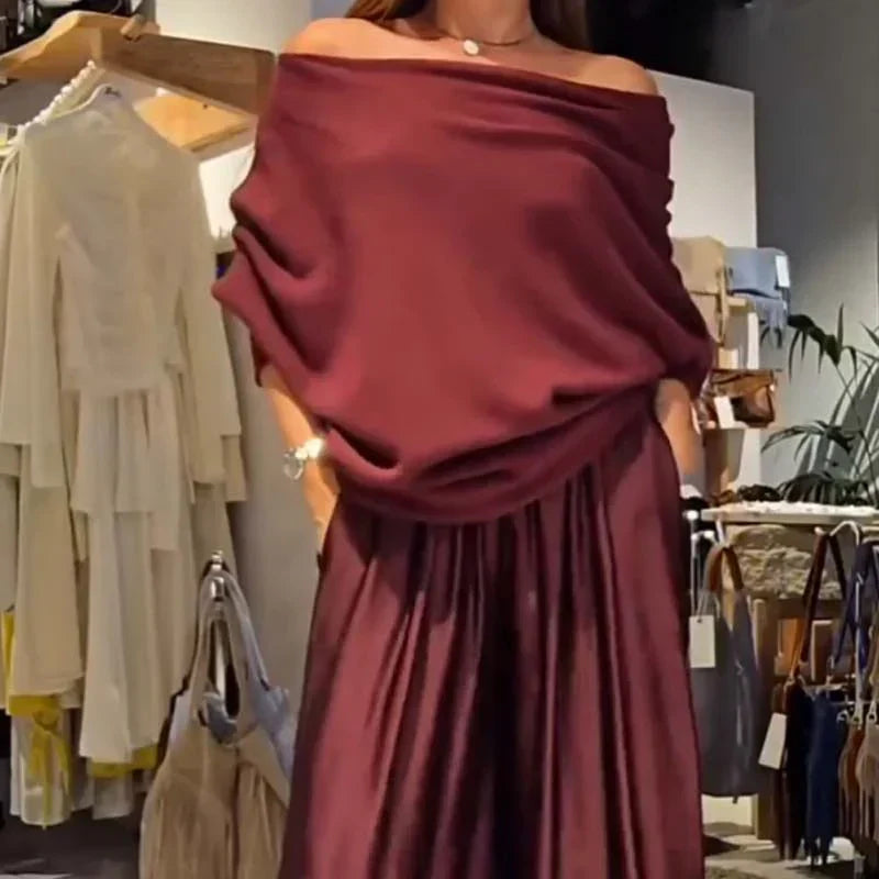 Aria | Off-Shoulder Two-Piece Set