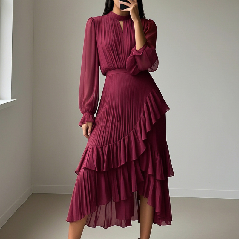 Dianna | Pleated Midi Dress