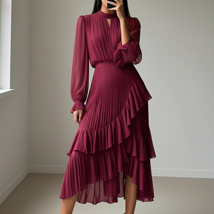 Dianna | Pleated Midi Dress