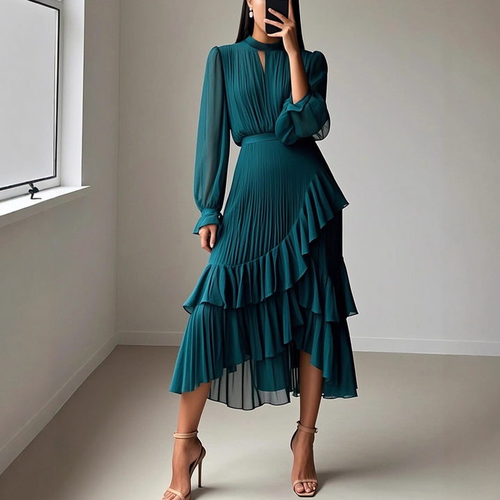Dianna | Pleated Midi Dress