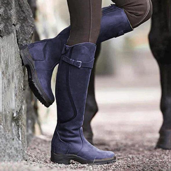 Isla | Classic Tall Buckle Statement Boots