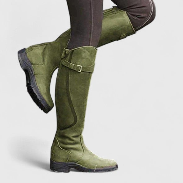 Rinley | Supportive Elegant Tall Buckle Boots