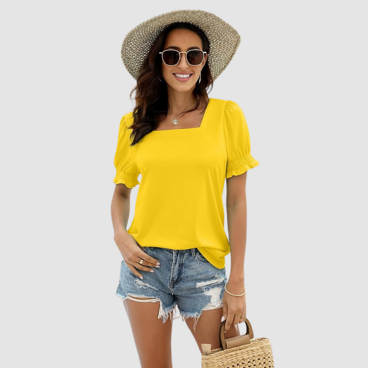 Célina | Square Neck Top